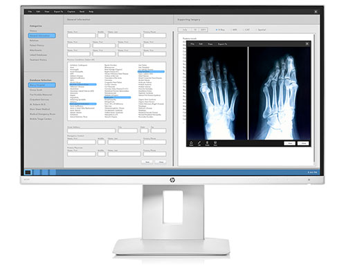 HP HC270 and HC240 Healthcare Displays