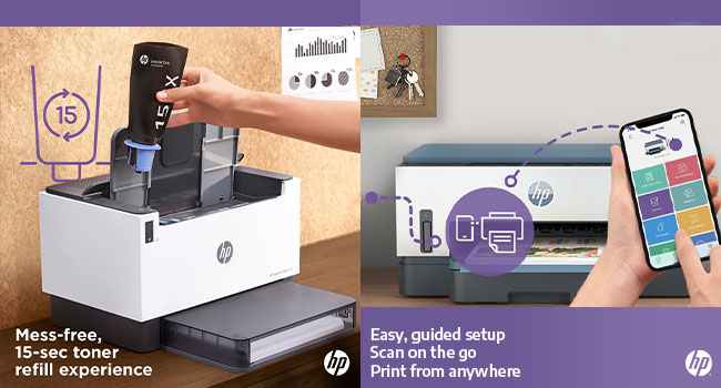 HP Tank printers deliver intuitive features