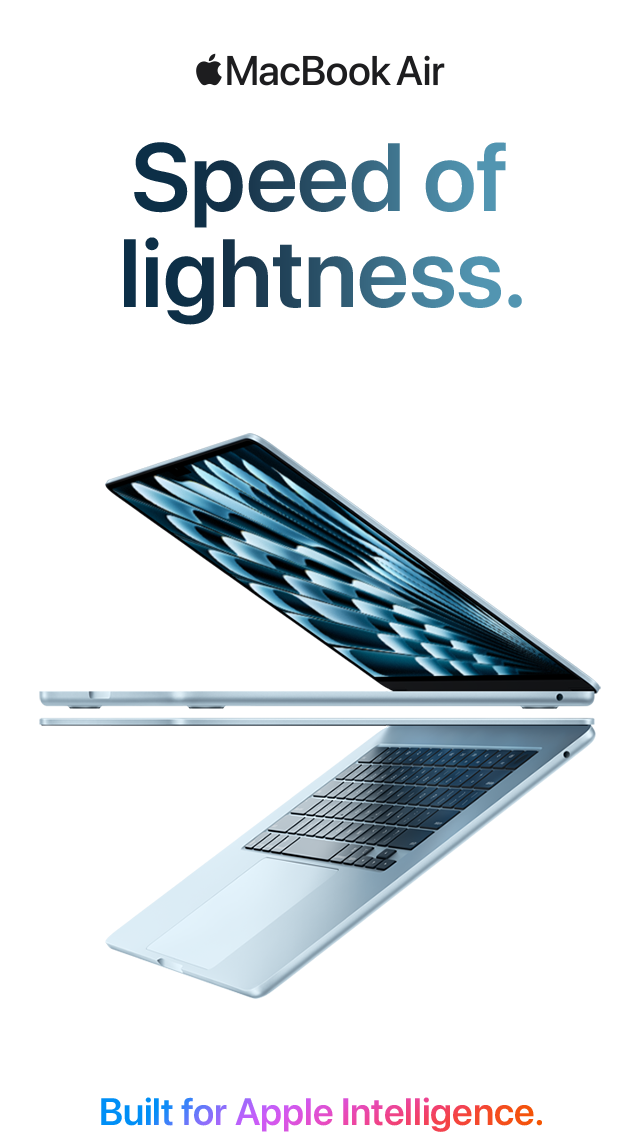 MacBook Air - Speed of lightness.