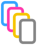 Four bold colors Four bold colors